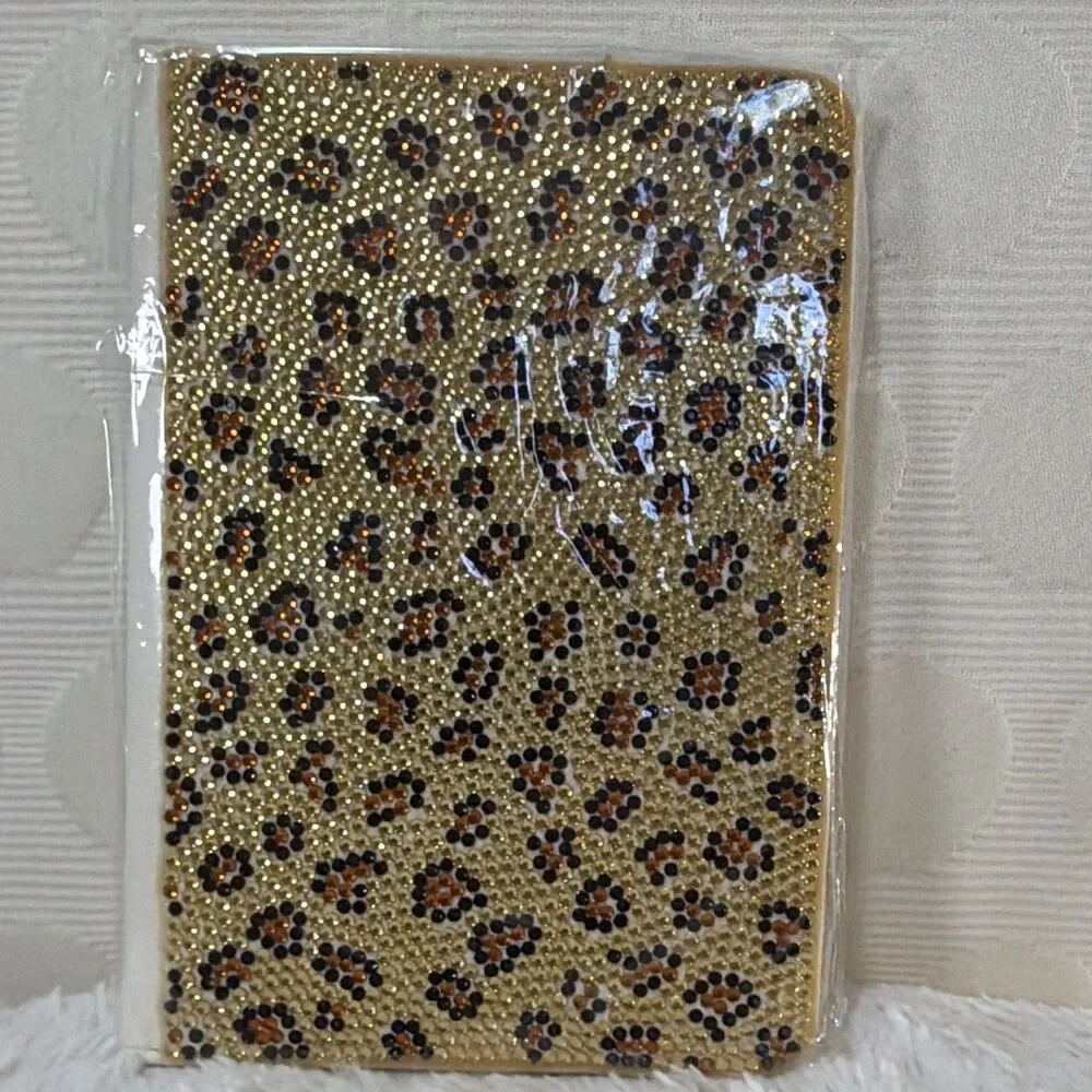 STENES iPad Mini 4 7.9 Case 360 Rotating Stand Rhinestone Leopard Bling